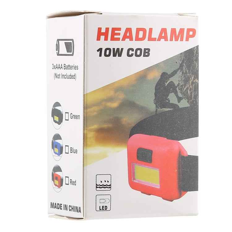 10W COB Headlamp LED Headband Light