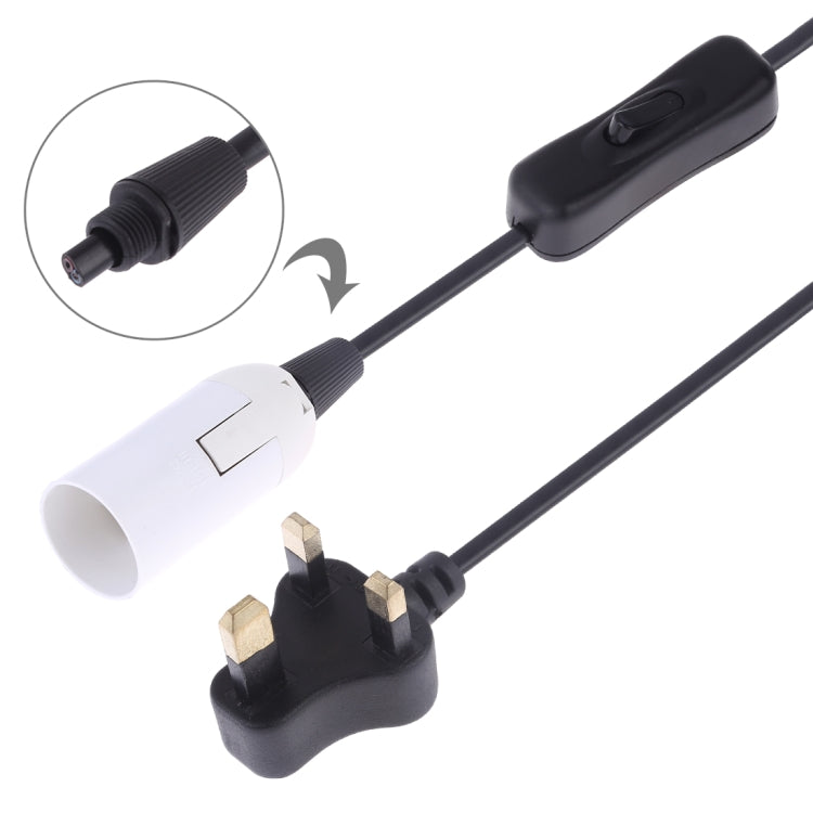 E14 Wire Cap Switch Lamp Holder Chandelier Power Socket with 1.2m Extension Cable, AU Plug