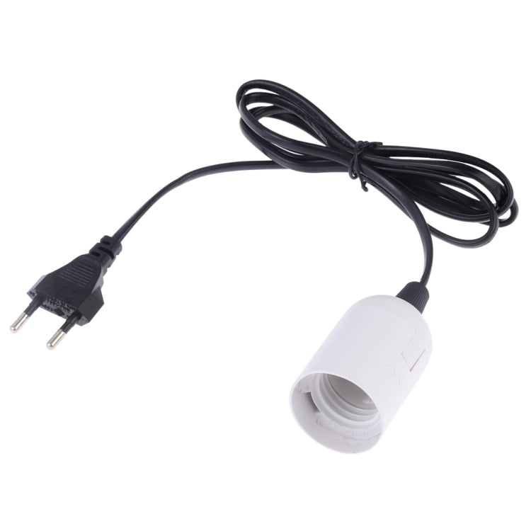 E27 Wire Cap Lamp Holder Chandelier Power Socket with 1.2m Extension Cable, Small UK Plug