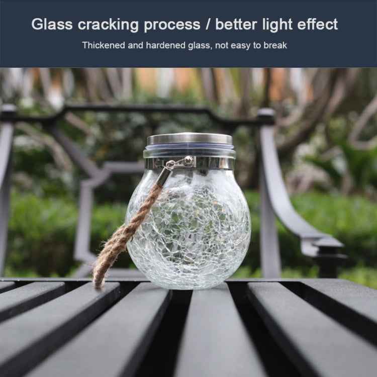 Solar Energy Glass Bottle Pendent Lamp IP55 Waterproof Outdoor Garden Decoration Light