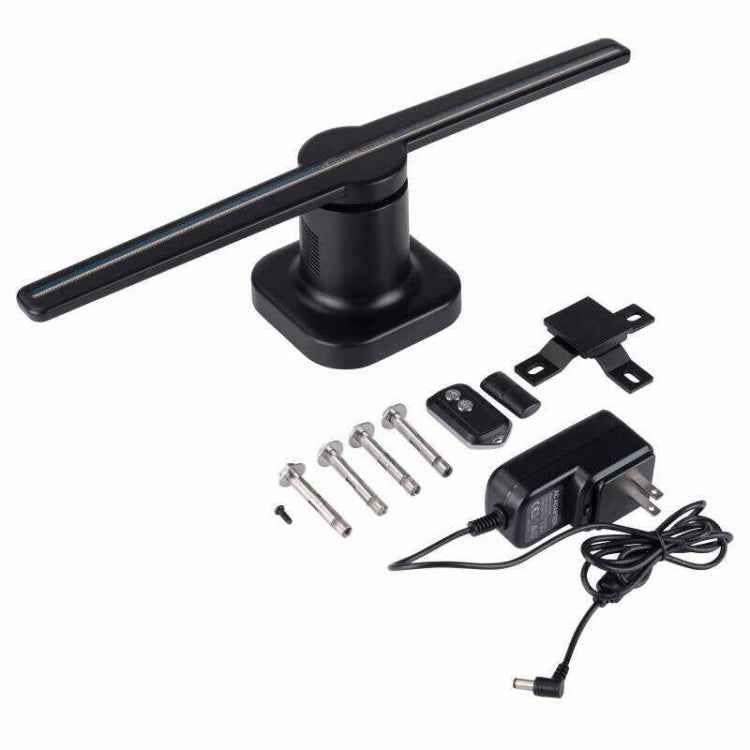 224 LEDs Hologram Holographic Display Fan with Remote Control, Support 4GB Micro SD Card, AC 100-240V