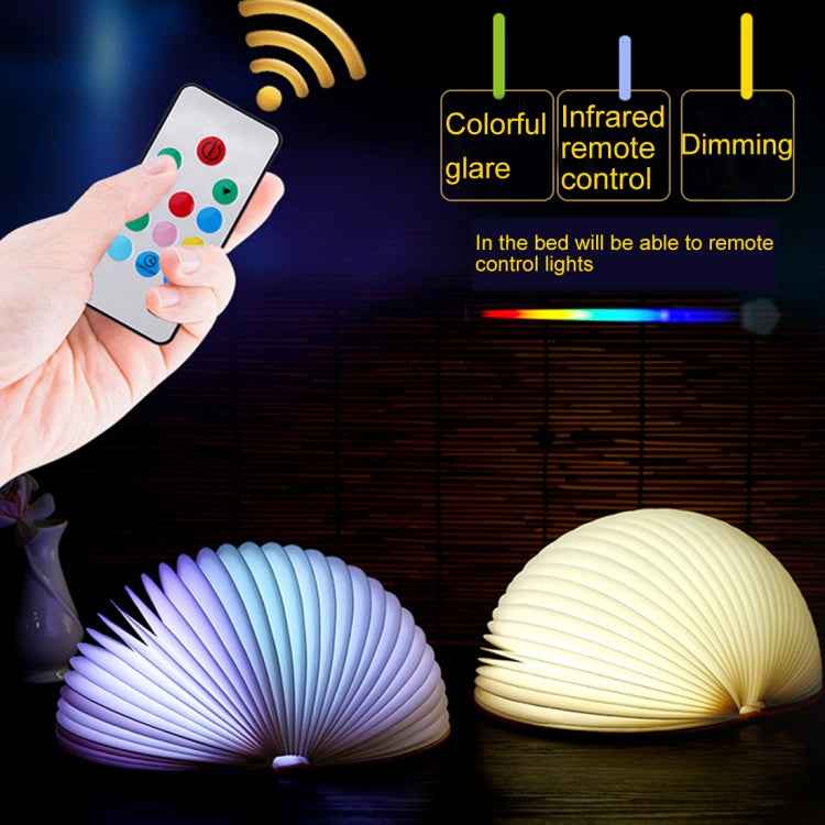 Creative Portable USB Charging Semicircle Night Light with Remote Control