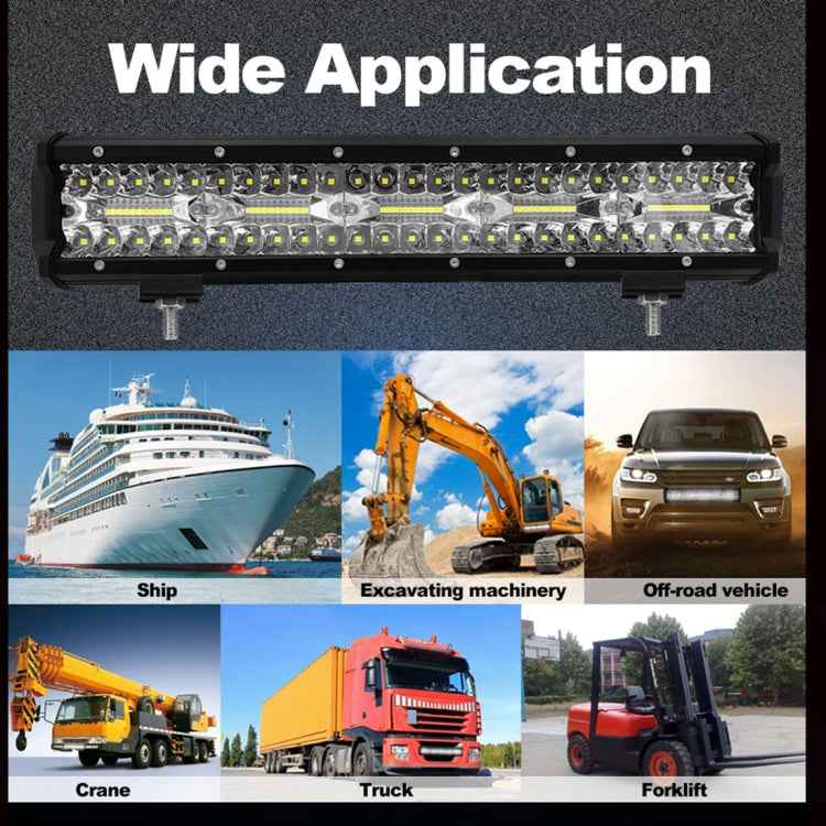 15 inch 75W 7500LM 6000K LED Strip Working Refit Off-road Vehicle Lamp Roof Strip Light