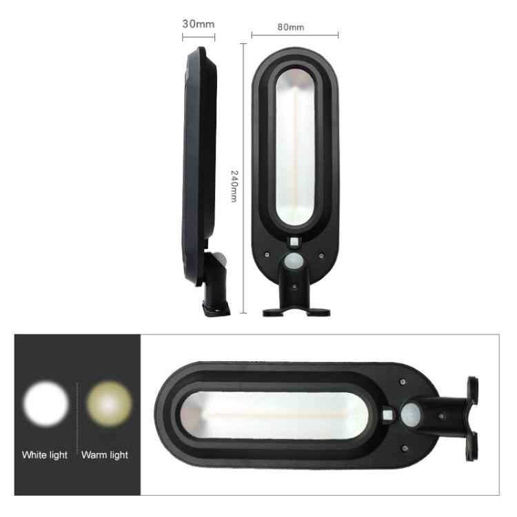 18 LEDs 600LM IP65 Waterproof Solar Powered Garden Lamp Body Induction Light Street Lamp