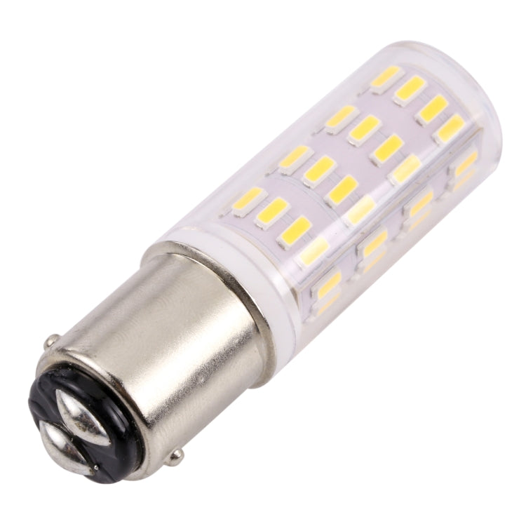 BA15D 63 LEDs SMD 4014 3000K Energy Saving LED Corn Light, AC / DC 12-24V
