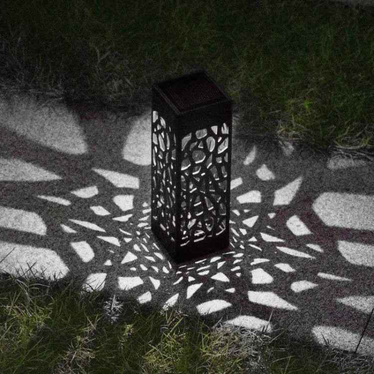 Outdoor Hollowing Out Solar Energy Garden Lawn Lamp