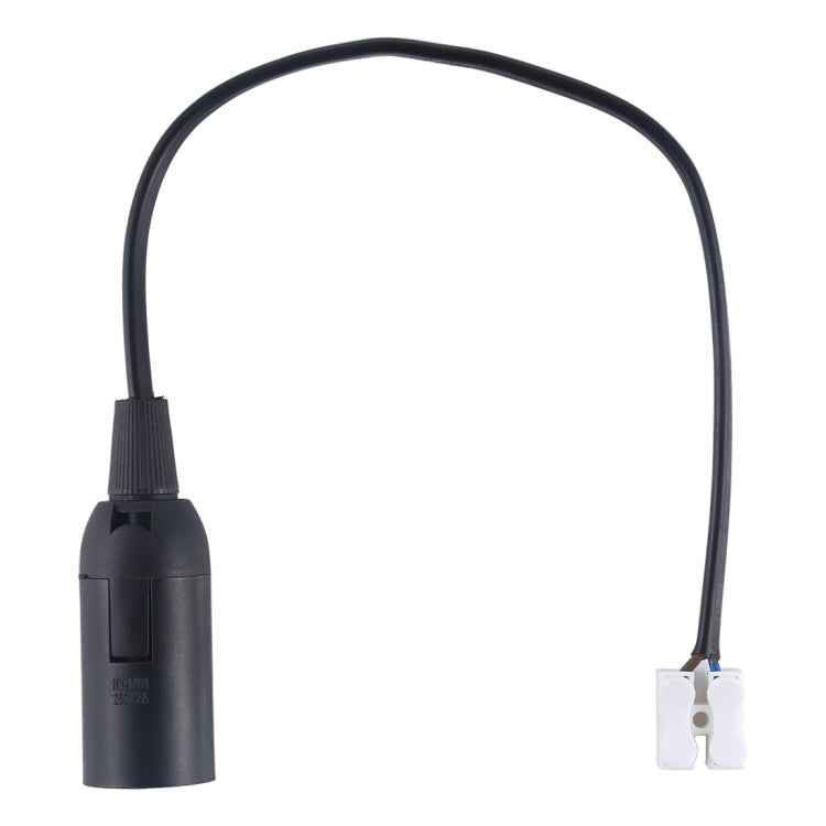 E14 Lamp Socket Base Holder with Electrical Wire Cable, Cable Length: 28cm
