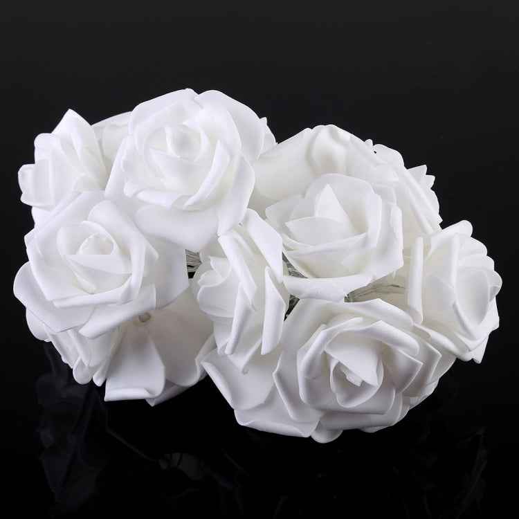 20 LEDs Teenage Style Warm Fairy Decorative Lamp for Christmas, Wedding, Bedroom, Rose