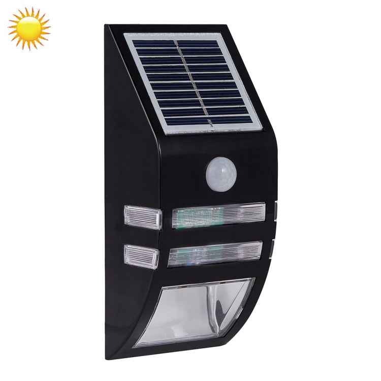 80 LM 6000-6500K Outdoor Wall Light with 5V 0.5W Solar Panel
