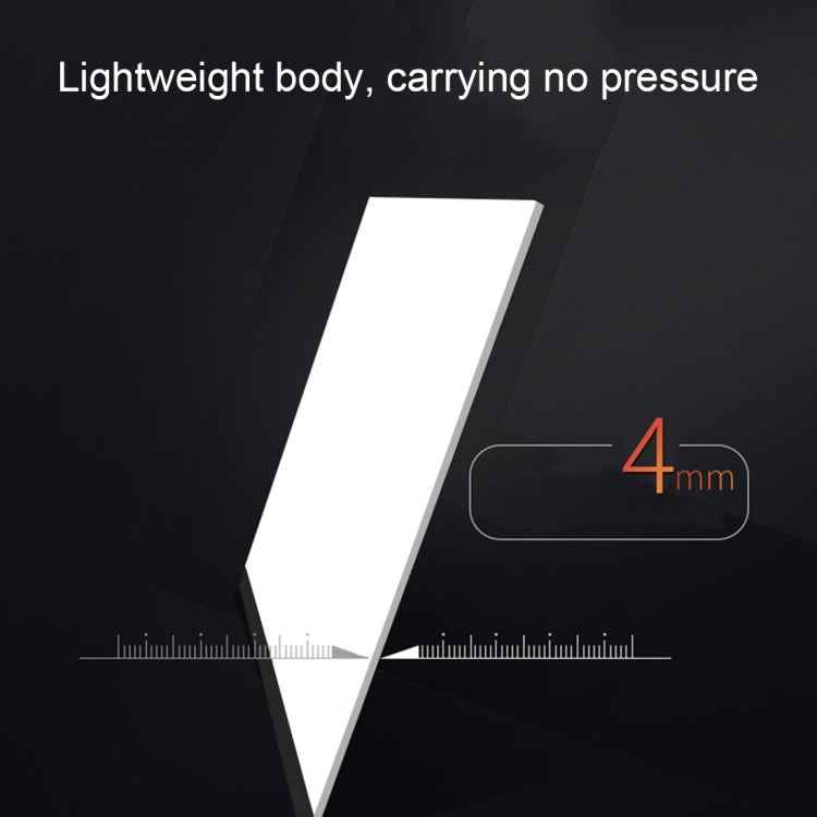 Ultra-thin A4 Size Portable USB LED Artcraft Tracing Light Box Copy Board for Artists Drawing Sketching Animation and X-ray Viewing, No Brightness Control