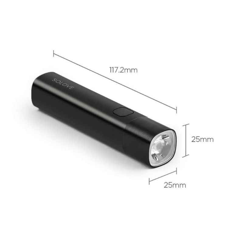 Original Xiaomi Youpin SOLOVE LED Flashlight 3000mAh USB Multi-function Portable Lighting
