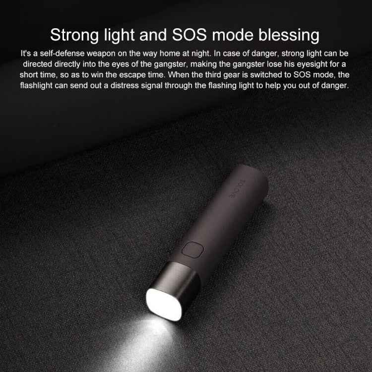 Original Xiaomi Youpin SOLOVE LED Flashlight 3000mAh USB Multi-function Portable Lighting