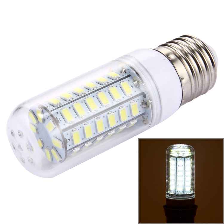 56 LEDs SMD 5730 Bulb, AC 220V, 5W 220V White Light, 5W 220V Warm White
