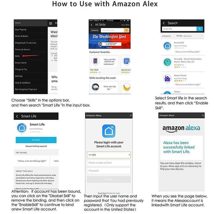 6000K+RGB 600LM Works with Alexa & Google Home, AC 175-255V