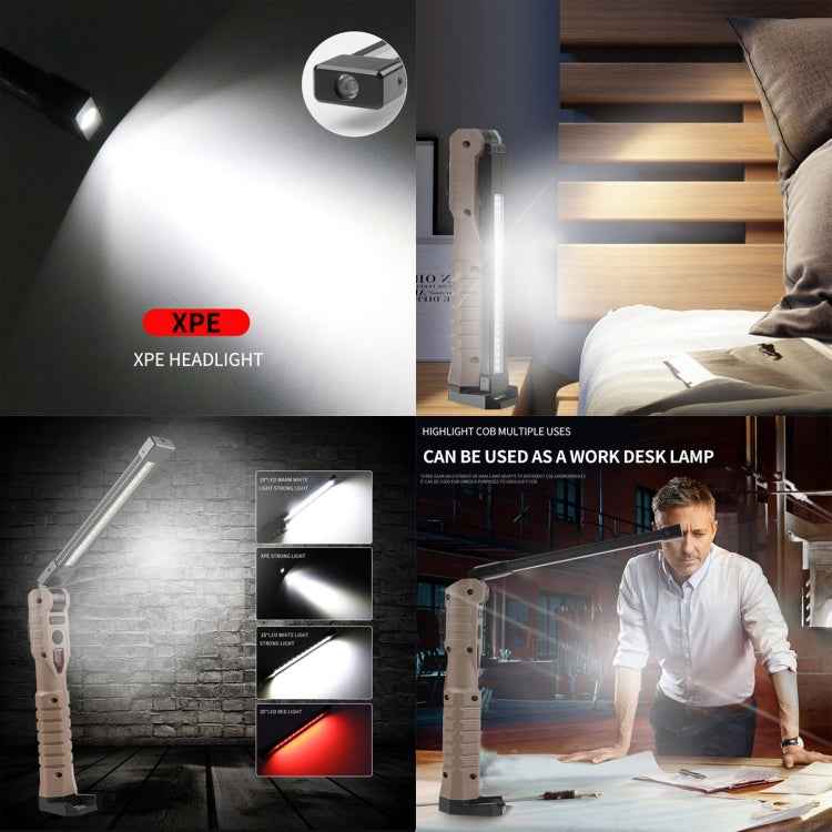 FA-WK06 Multifunctional Rechargeable Folding Work Emergency Light with Power Bank Function