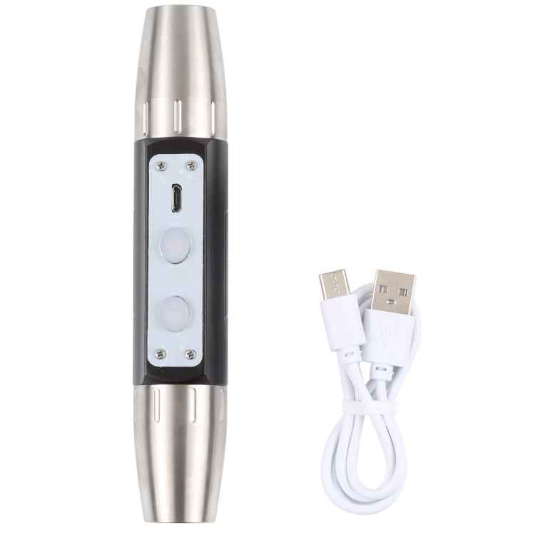 S-88 USB Charging Dual-head Four-light Source Jade Identification Flashlight