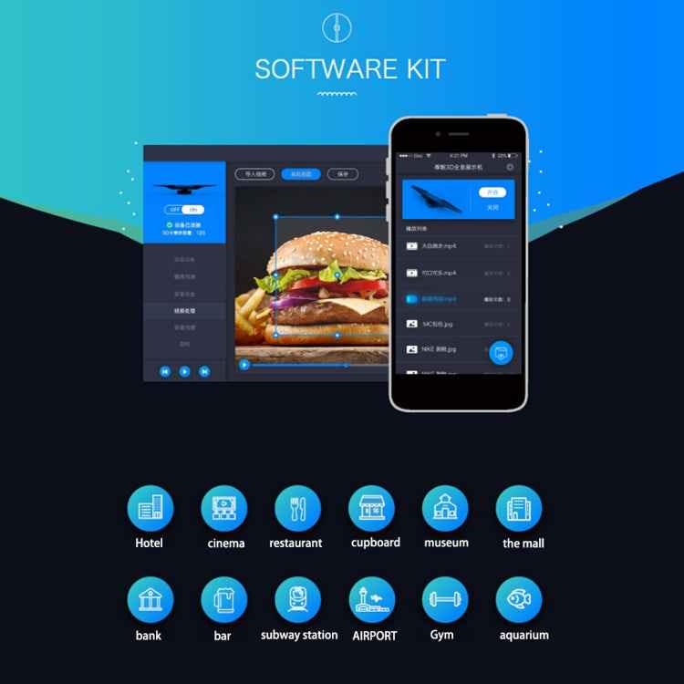 WiFi App Control, Display Resolution: 512 x 512 Pixels, 512 x 512 Pixels with Shell