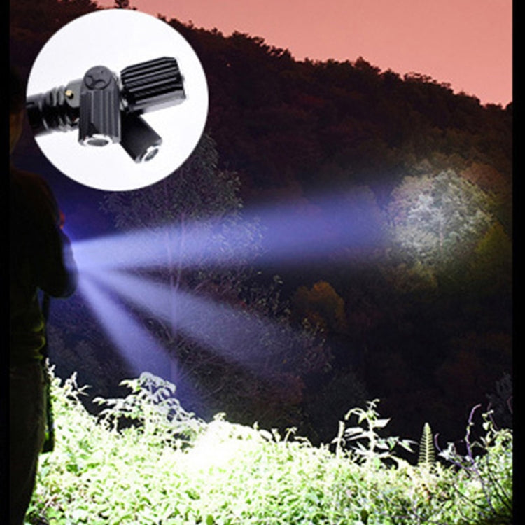 KS-739 USB Charging Waterproof T6+XPE Fixed Focus LED Flashlight with 4-Modes, KS-739