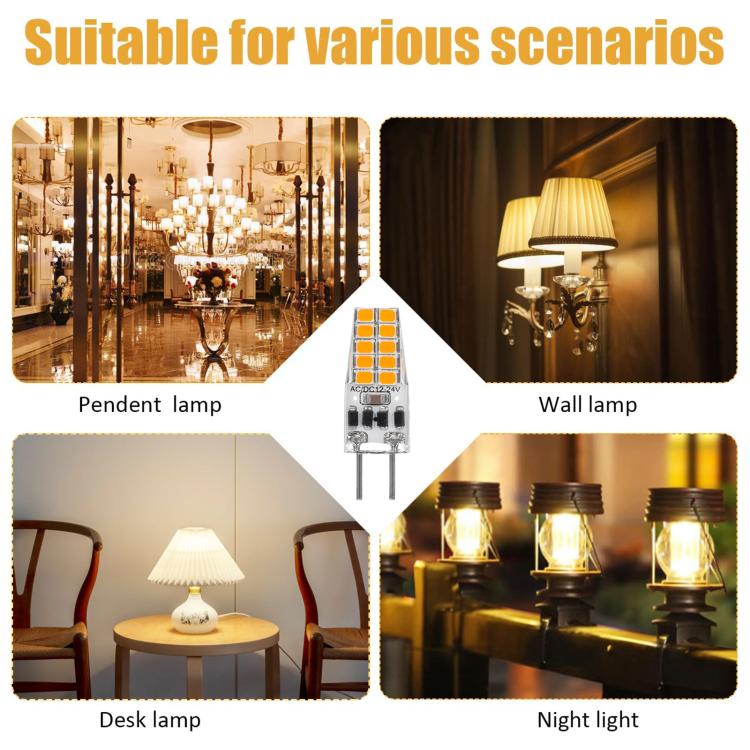 GY6.35 3W 245-280LM 20 LED SMD 2835 Dimmer Corn Light Bulb, AC/DC 12V, 20 LED SMD 2835