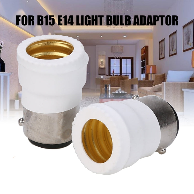 B15 to E14 Light Lamp Bulbs Adapter Converter, B15 to E14