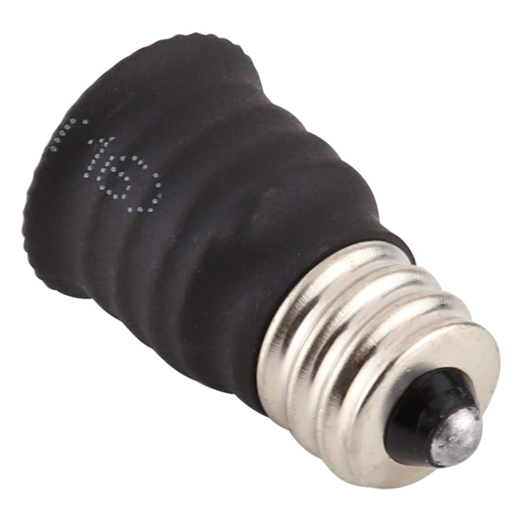 E12 to E14 Light Lamp Bulbs Adapter Converter, E12 to E14 (Black), E12 to E14 (White)