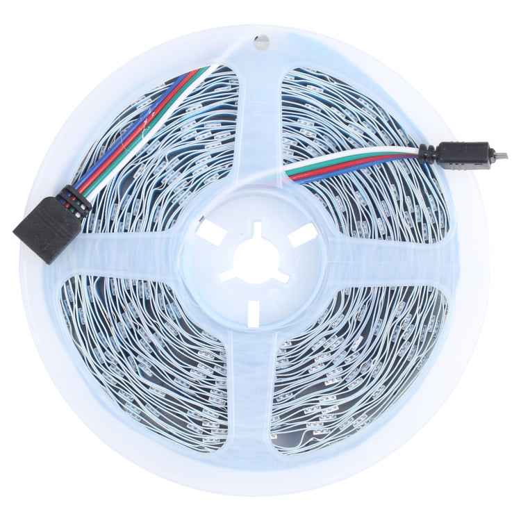 10m 300 LEDs SMD 5050 IP44 Waterproof RGB Light Strip with 24-keys Remote Control, EU Plug