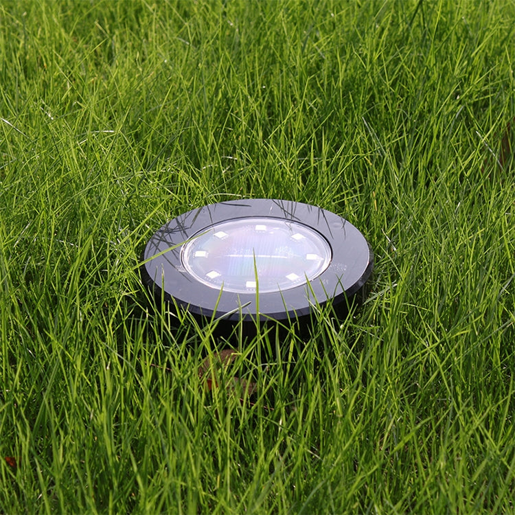4 PCS 8 LEDs IP65 Waterproof Solar Powered Buried Lamp Garden Villa Garden Lawn Decorative Spotlight