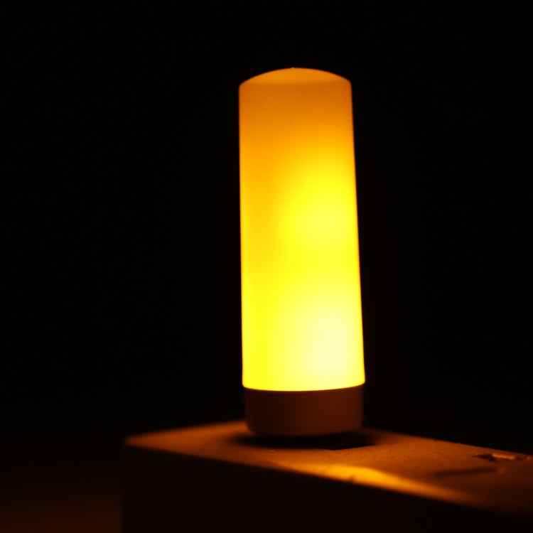 USB LED Flame Lamp Flameless Candles Night Light