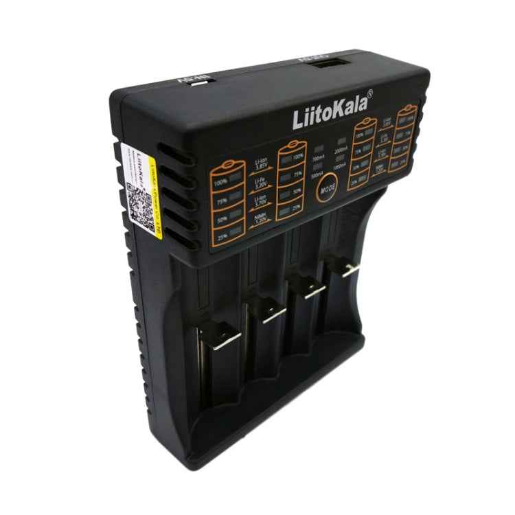 LiitoKala lii-402 4 In 1 Lithium Battery Charger for Li-ion IMR 18650, 18490, 18350, 17670, 17500, 16340(RCR123), 14500, 10440
