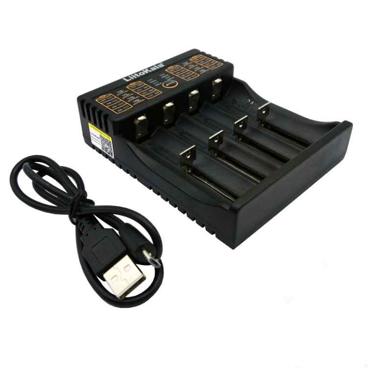 LiitoKala lii-402 4 In 1 Lithium Battery Charger for Li-ion IMR 18650, 18490, 18350, 17670, 17500, 16340(RCR123), 14500, 10440