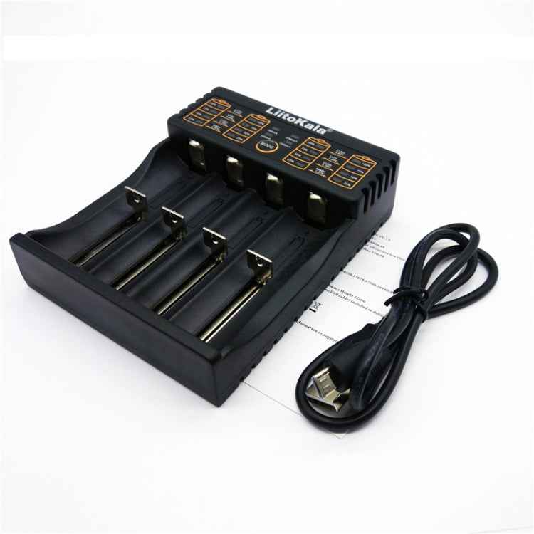 LiitoKala lii-402 4 In 1 Lithium Battery Charger for Li-ion IMR 18650, 18490, 18350, 17670, 17500, 16340(RCR123), 14500, 10440