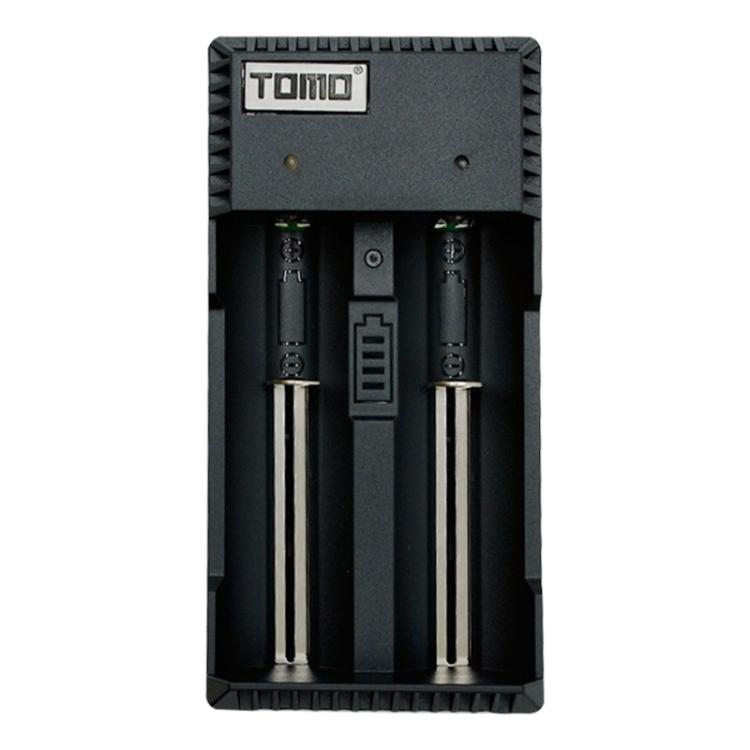 TOMO V6-2 USB Smart Battery Charger with Indicator Light for 18650 / 18500 / 17650 / 16340 / 14500 / 10500 Li-ion Battery / AA / AAA Battery, TOMO V6-2