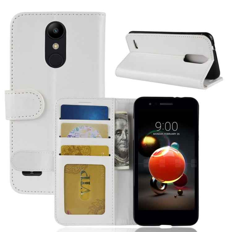 For LG K8 (2018) / X210EM / LG K9 PU + TPU Crazy Horse Texture Horizontal Flip Leather Case with Wallet & Holder & Card Slots