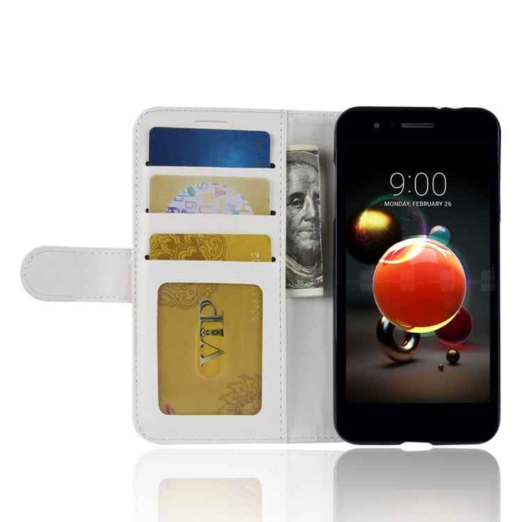 For LG K8 (2018) / X210EM / LG K9 PU + TPU Crazy Horse Texture Horizontal Flip Leather Case with Wallet & Holder & Card Slots