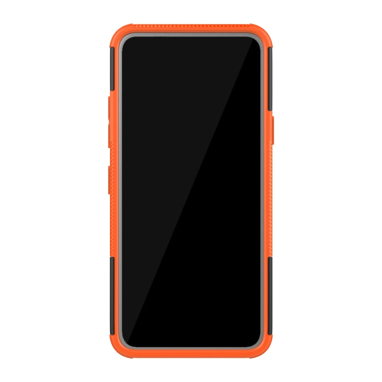 Shockproof PC + TPU Tire Pattern Case for LG K40, with Holder, For LG K40