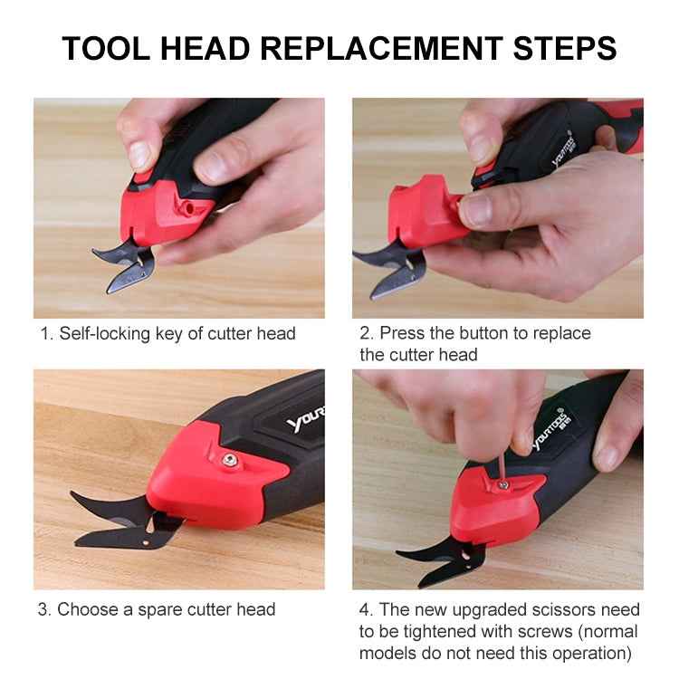 YOURTOOLS Y4005 Tungsten Steel Electric Scissors Cutter Head for TBD0567747002, Cutter Head