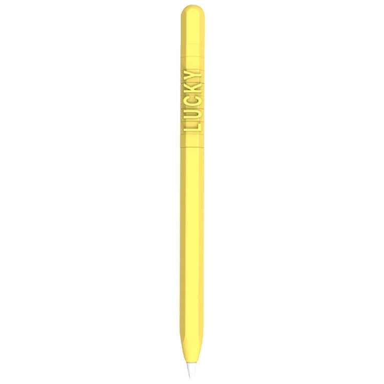 LOVE MEI For Apple Pencil 2 Number Letter Design Stylus Pen Silicone Protective Case Cover, For Apple Pencil 2