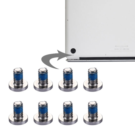 Juego de tornillos para la cubierta inferior de la carcasa de la computadora para MacBook de 13,3 pulgadas (2009, 2010) A1342 / MC207 / MC516, para A1342