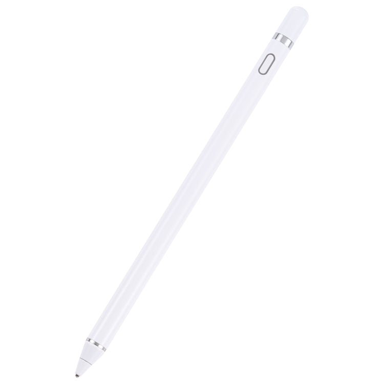 Pencil Universal Rechargeable Active Capacitive Stylus Pen with Magnetic Cap, Pencil White, Pencil Black