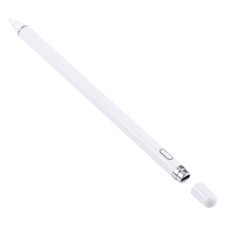 Pencil Universal Rechargeable Active Capacitive Stylus Pen with Magnetic Cap, Pencil White, Pencil Black
