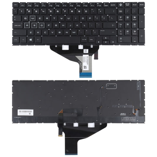 Teclado con retroiluminación RGB para HP OMEN 15-DC 15-DH 15T-DC 17-CB (versión estadounidense)
