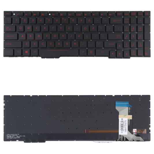 Teclado retroiluminado para Asus GL553VW ZX53V FX53VD ZX553 FX753 GL753 versión estadounidense