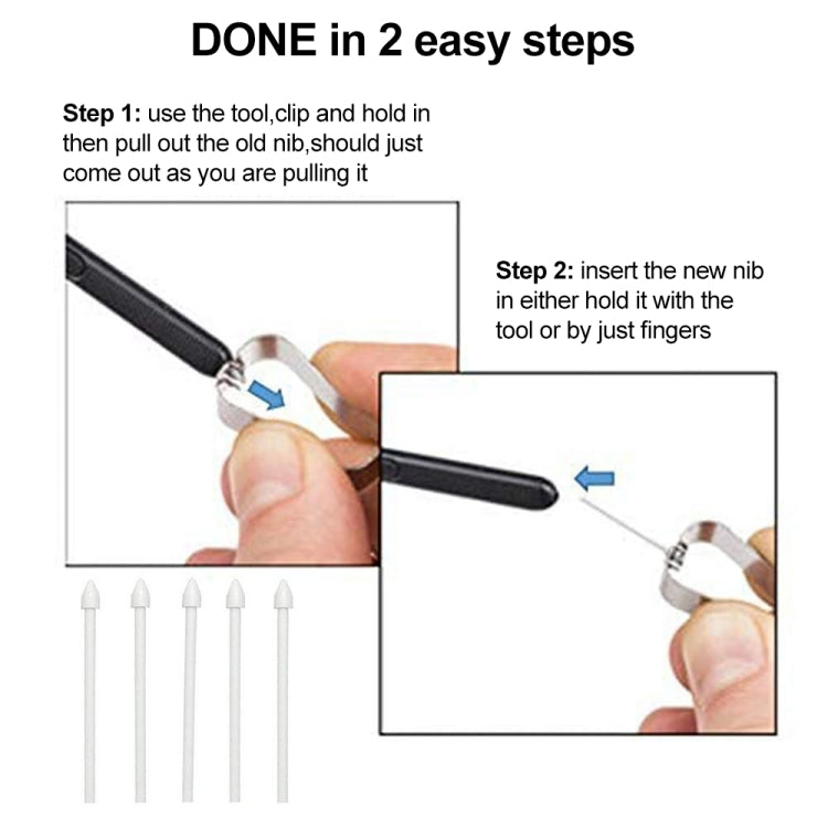 6 in 1 Universal Stylus Pen Replacement Pencil Tips For Samsung Galaxy Tab S8 / S7 / S6 / Galaxy Note20 / Note10 / S23 Ultra / S22 Ultra, For Samsung Galaxy Tab S8 / S7 / S6 / Galaxy Note20 / Note10 / S23 Ultra / S22 Ultra