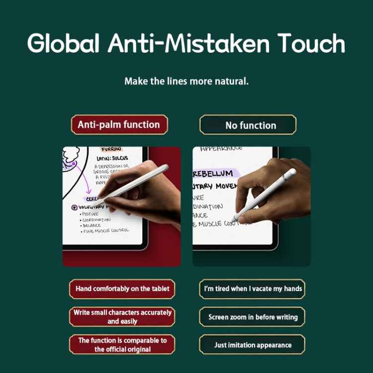 JD12 Anti-mistouch Stylus Pen with Battery Display