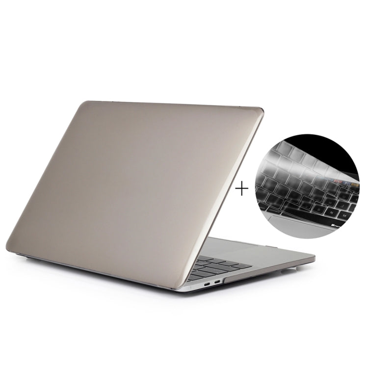 ENKAY Hat-Prince 2 in 1 Crystal Hard Shell Plastic Protective Case + US Version Ultra-thin TPU Keyboard Protector Cover for 2016 New MacBook Pro 15.4 inch with Touchbar (A1707), 15.4 inch with Touch Bar US Version