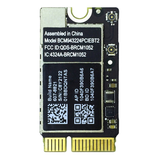 Módulo de red WiFi y Bluetooth para MacBook Air de 13,3 pulgadas A1369 (2010-2011) y de 11,6 pulgadas A1370 (2010-2011) y A1465 (2012), A1369/A1370/A1465 (2010-2012)