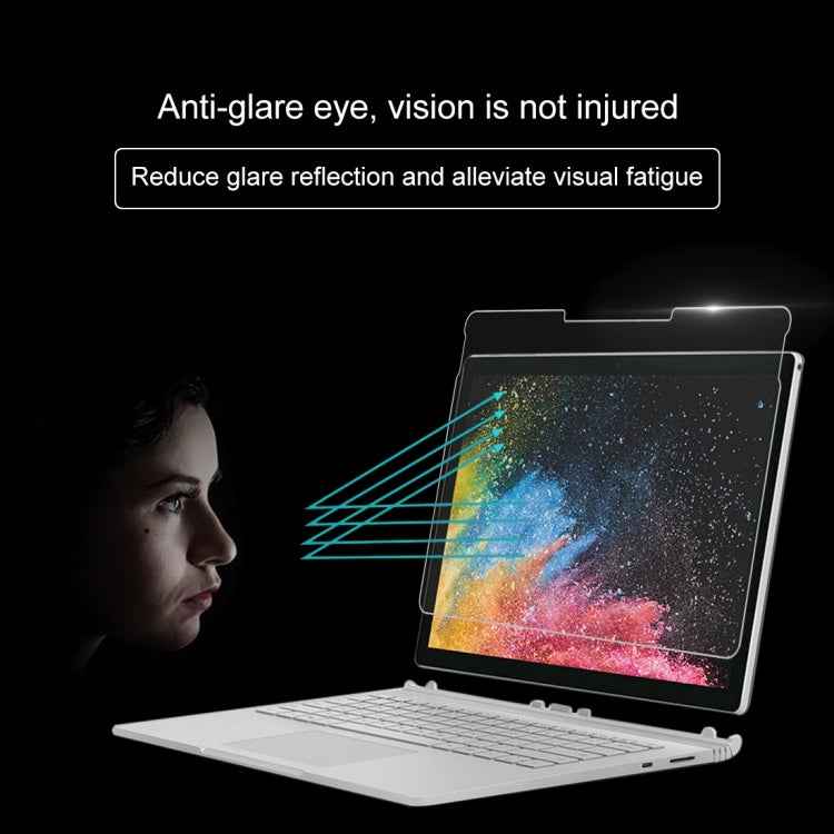 0.4mm 9H Surface Hardness Full Screen Tempered Glass Film for Microsoft Surface Book 2 15 inch