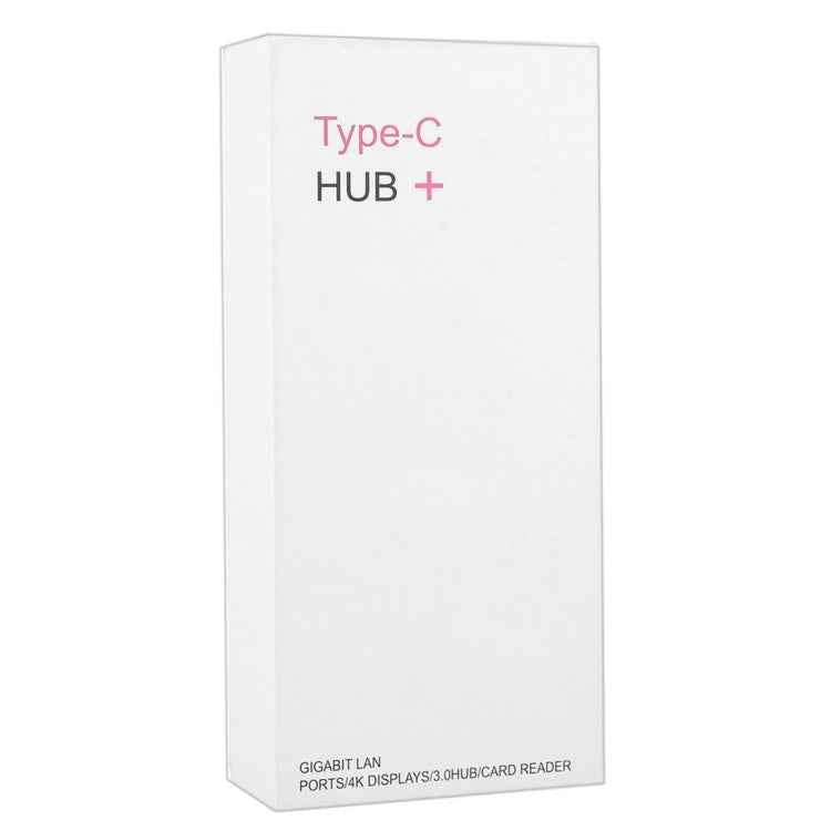 8 in 1 Hub Type-C HUB+ USB-C / Type-C to USB-C / Type-C & HDMI & SD & TF & 2 USB & VGA & Rj45 Adapter