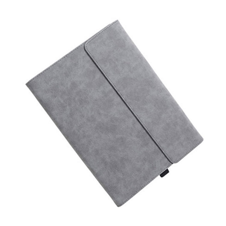 For Microsoft Surface Pro 7 / 7+ South African Sheepskin Magnetic Horizontal Flip Leather Case with Pen Slot & Holder, Case
