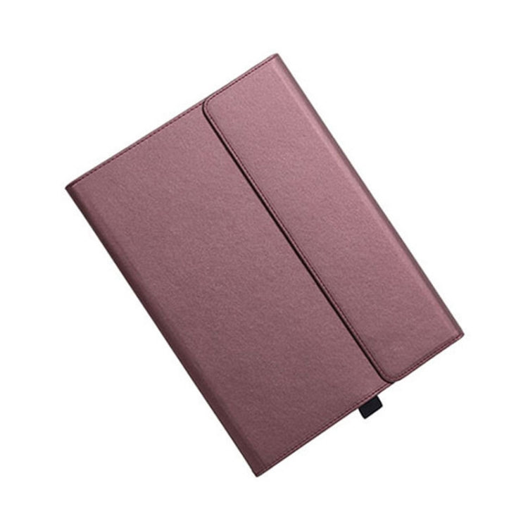 For Microsoft Surface Pro 7 / 7+ Microfiber Lambskin Texture Magnetic Horizontal Flip Leather Case with Pen Slot & Holder, Case